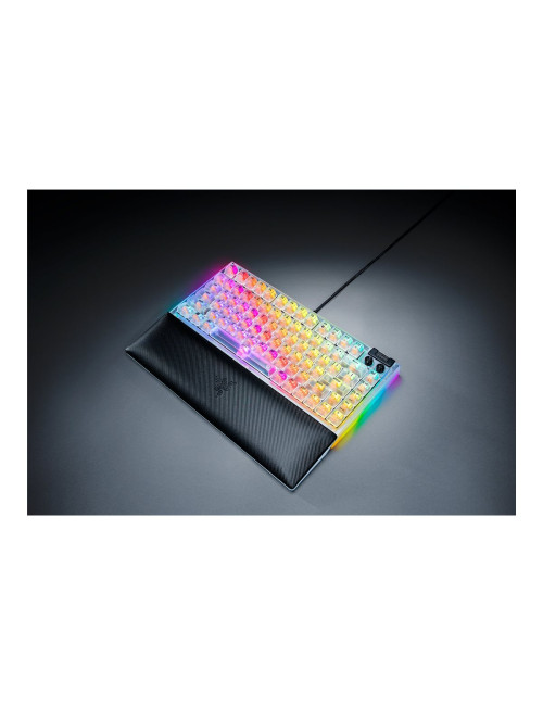 Razer Hot-swappable Mechanical Gaming Keyboard | BlackWidow V4 75% | Gaming Keyboard | Wired | US | Phantom White Edition | USB 