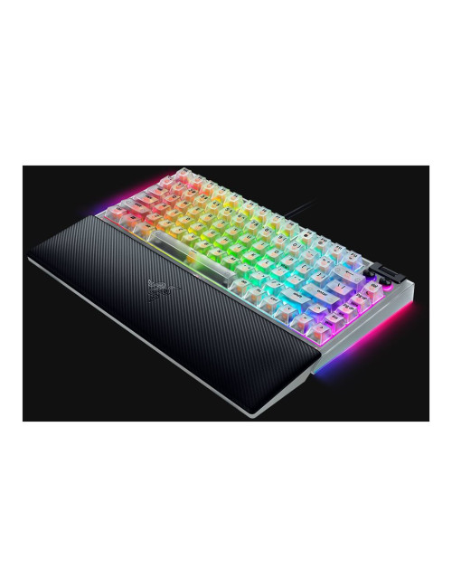 Razer Hot-swappable Mechanical Gaming Keyboard | BlackWidow V4 75% | Gaming Keyboard | Wired | US | Phantom White Edition | USB 