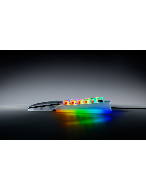 Razer Hot-swappable Mechanical Gaming Keyboard | BlackWidow V4 75% | Gaming Keyboard | Wired | US | Phantom White Edition | USB 