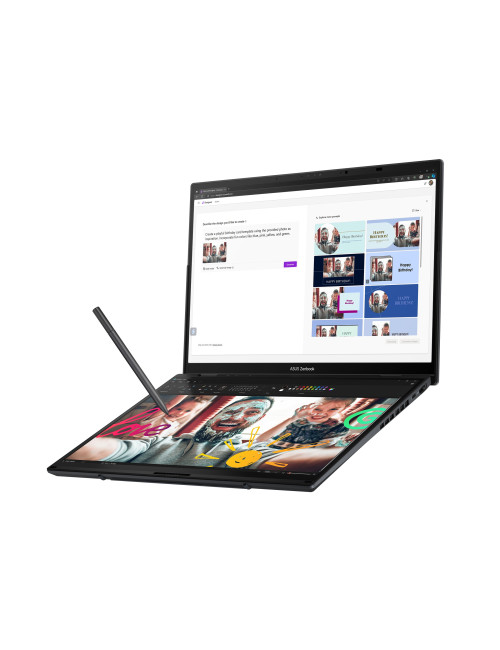 Asus | Zenbook Duo UX8406CA-PZ068X | Basalt Gray | 14 " | OLED | Touchscreen | 3K | 2880 x 1800 pixels | Glossy | Intel Core Ult