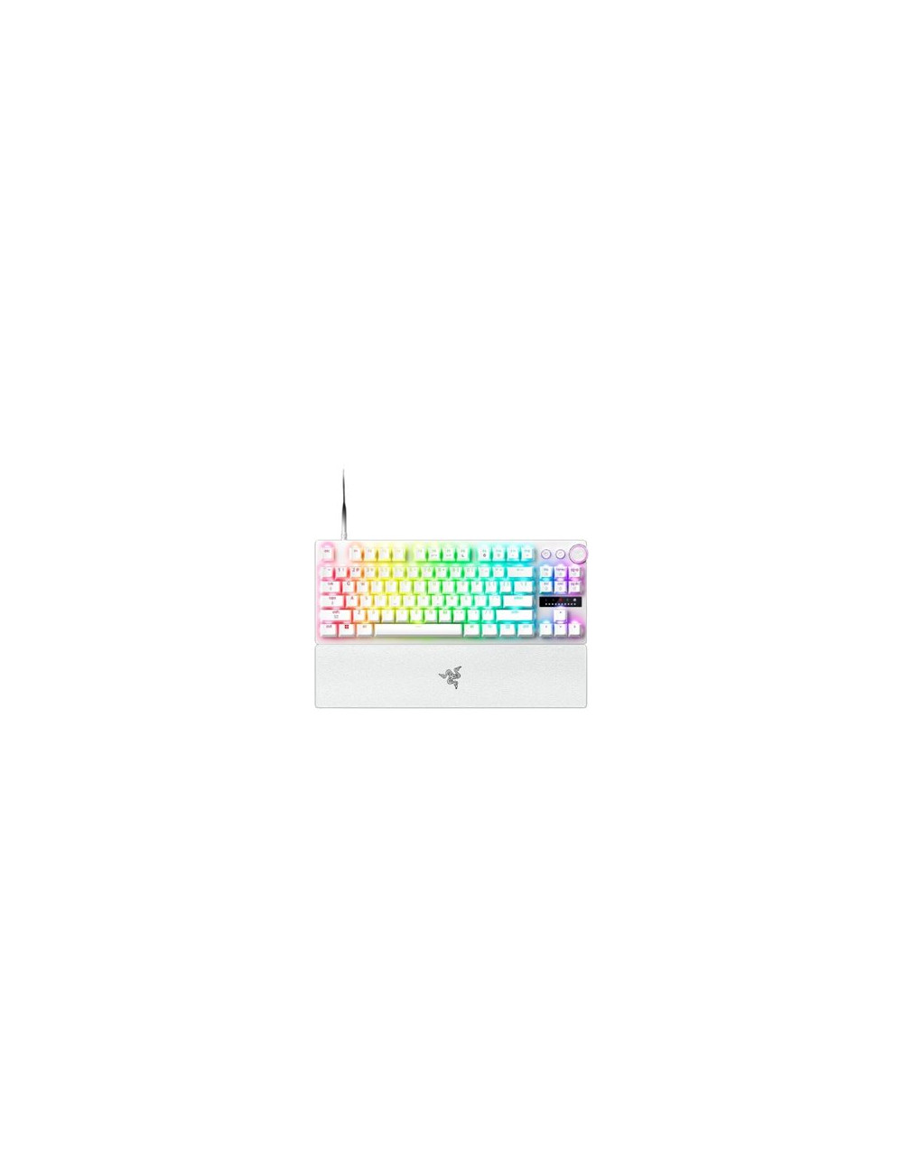 Razer Huntsman V3 Pro Tenkeyless 8KHz | Gaming keyboard | Wired | US | White | Razer Analog Optical Switch Gen-2