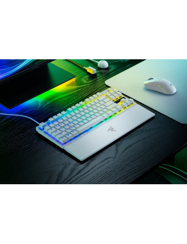 Razer Huntsman V3 Pro Tenkeyless 8KHz | Gaming keyboard | Wired | US | White | Razer Analog Optical Switch Gen-2