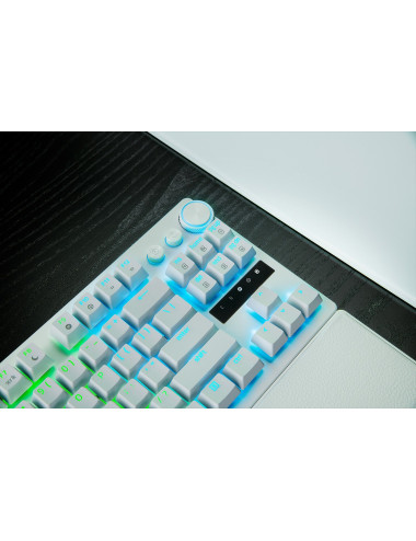 Razer Huntsman V3 Pro Tenkeyless 8KHz | Gaming keyboard | Wired | US | White | Razer Analog Optical Switch Gen-2