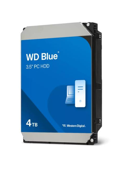 HDD|WESTERN DIGITAL|Blue|4TB|128 MB|5400 rpm|3,5"|WD40EZZX
