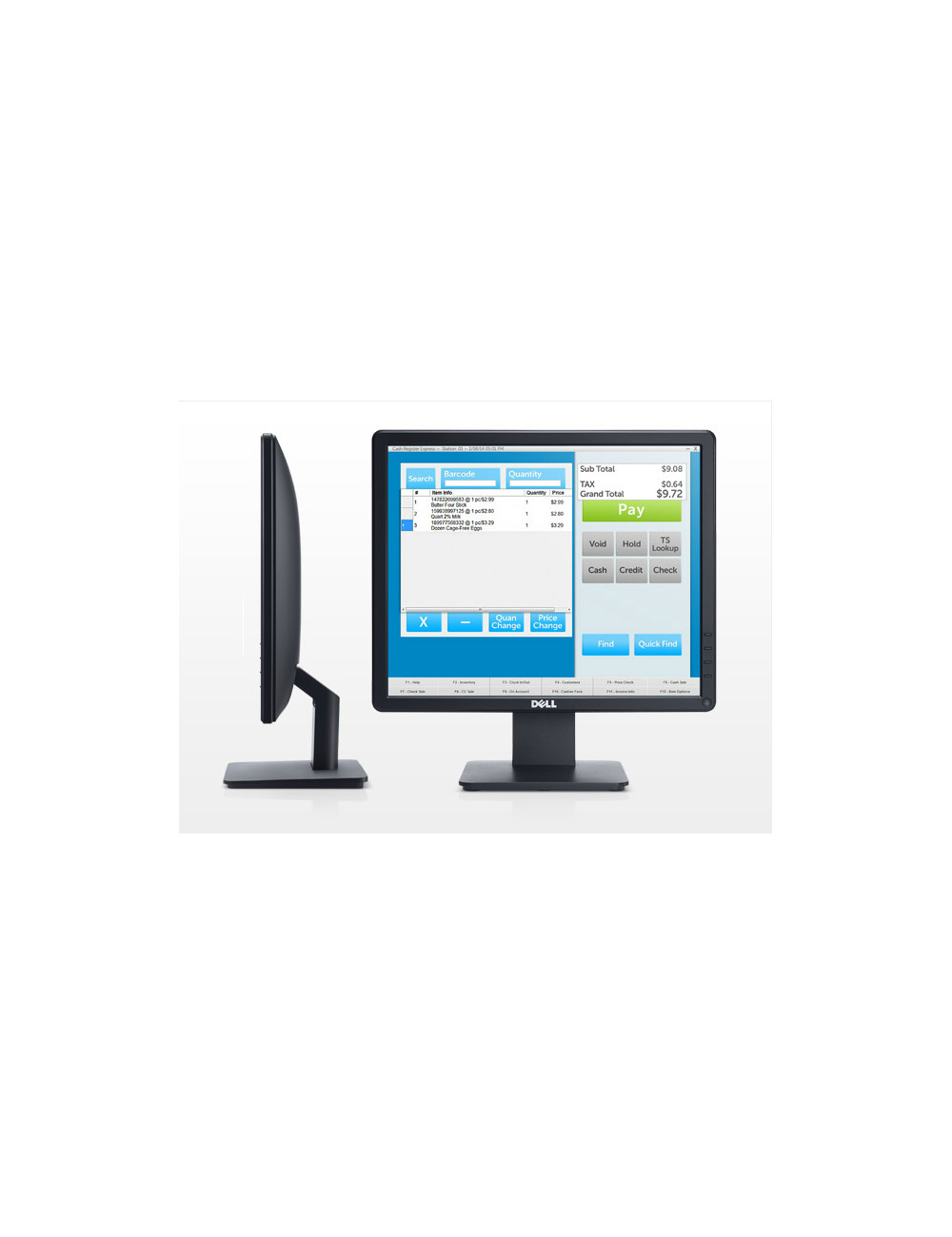 Dell | E Series | E1715S | 17 " | TN | 5:4 | 60 Hz | 5 ms | LED pixels | 1280 x 1024 | 250 cd/m | VGA, DP | Black | Warranty 36 