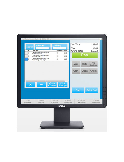 Dell | E Series | E1715S | 17 " | TN | 5:4 | 60 Hz | 5 ms | LED pixels | 1280 x 1024 | 250 cd/m | VGA, DP | Black | Warranty 36 