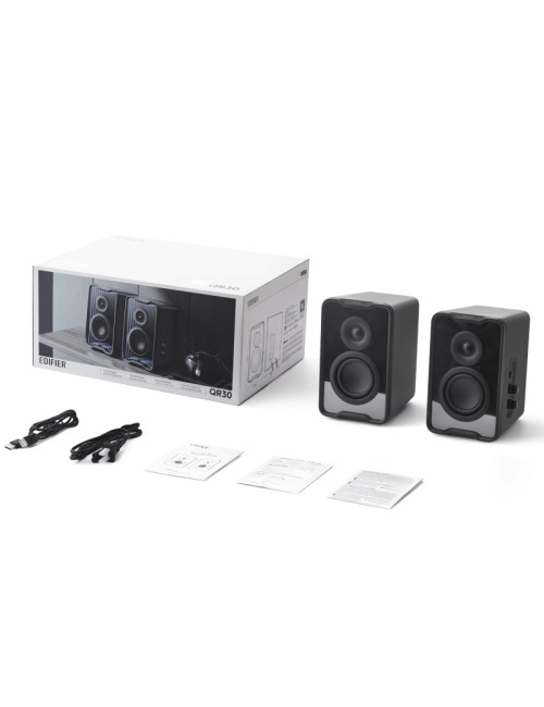 Edifier Speaker System | QR30 | 15W+15 W | Bluetooth | Black | Wireless connection