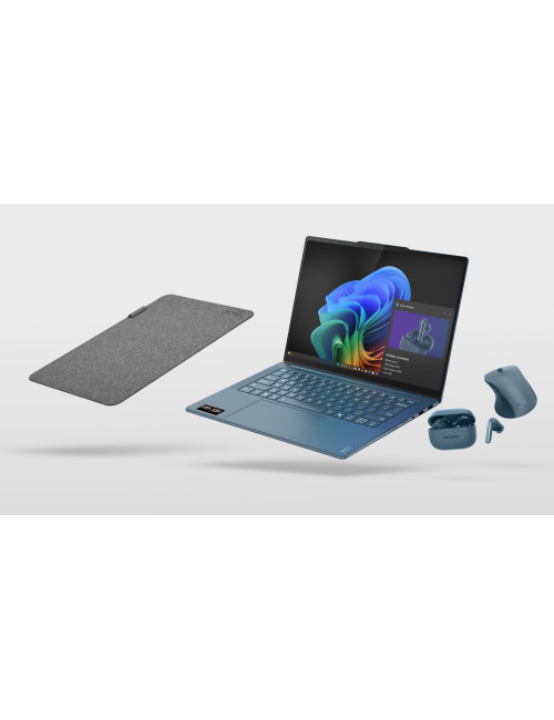 Lenovo Yoga Pro 7 14AKP10 | Tidal Teal | 14.5 " | OLED | 3K | 2944 x 1840 pixels | Glossy | AMD Ryzen AI 7 | 350 | 32 GB | Solde