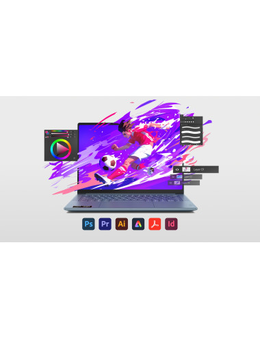 Lenovo Yoga Pro 7 14AKP10 | Tidal Teal | 14.5 " | OLED | 3K | 2944 x 1840 pixels | Glossy | AMD Ryzen AI 7 | 350 | 32 GB | Solde