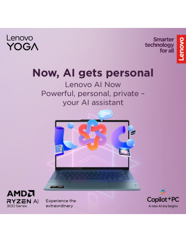 Lenovo Yoga Pro 7 14AKP10 | Tidal Teal | 14.5 " | OLED | 3K | 2944 x 1840 pixels | Glossy | AMD Ryzen AI 7 | 350 | 32 GB | Solde