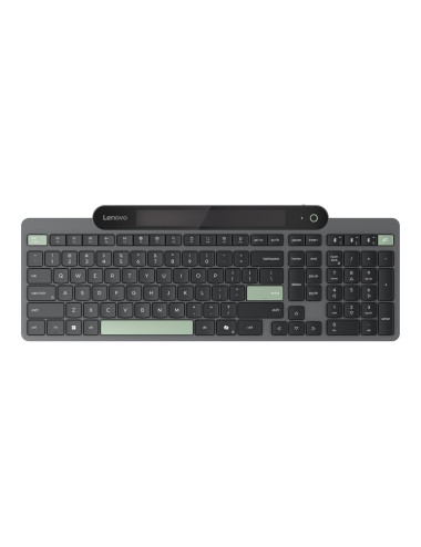 Lenovo Self-Charging Bluetooth Keyboard-US Euro | Keyboard | Bluetooth | US Euro | Black