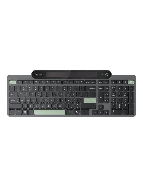 Lenovo Self-Charging Bluetooth Keyboard-US Euro | Keyboard | Bluetooth | US Euro | Black