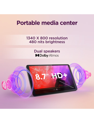 Lenovo Tab One Wi-Fi (without power adapter) | ZAF00254SE | 11 " | Luna Grey | IPS | 1340 x 800 pixels | MediaTek | Helio G85 | 