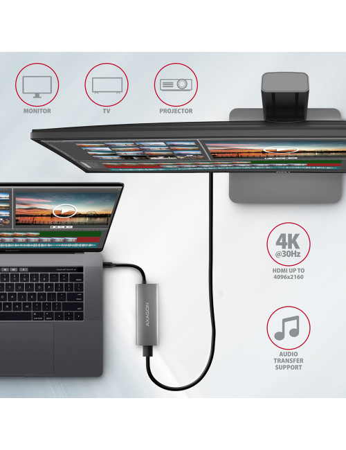 AXAGON Multi-port USB-C 10Gbps hub, 13cm | HMC-5G21