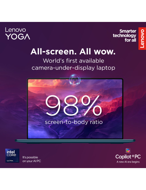 Lenovo Yoga Slim 9 14ILL10 | Tidal Teal | 14 " | OLED | Touchscreen | 4K WQUXGA | 3840 x 2400 pixels | Glossy | Intel Core Ultra