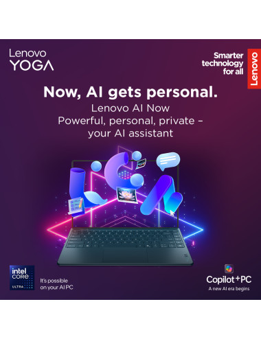 Lenovo Yoga Slim 9 14ILL10 | Tidal Teal | 14 " | OLED | Touchscreen | 4K WQUXGA | 3840 x 2400 pixels | Glossy | Intel Core Ultra