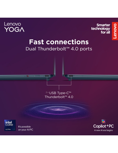 Lenovo Yoga Slim 9 14ILL10 | Tidal Teal | 14 " | OLED | Touchscreen | 4K WQUXGA | 3840 x 2400 pixels | Glossy | Intel Core Ultra