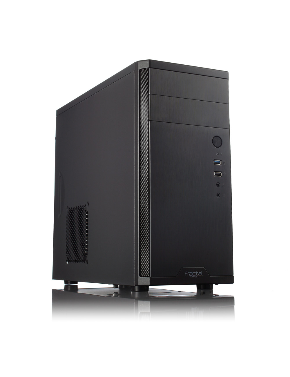 Fractal Design | CORE 1100 | Black | Micro ATX | Power supply included No | ATX PSUs, up to 185mm if a typical-length optical dr