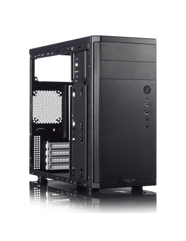 Fractal Design | CORE 1100 | Black | Micro ATX | Power supply included No | ATX PSUs, up to 185mm if a typical-length optical dr