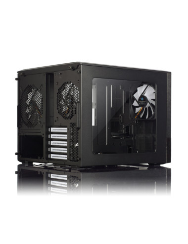 Fractal Design | NODE 804 | Side window | 2 - USB 3.0Audio in/outPower button with LED (white)HDD activity LED (white) | Black |