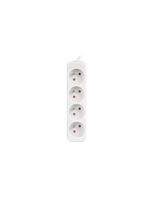 Lanberg Cable Power Strip 4X French Outlets Quality-Grade Copper, 1.5 m | PS0-04E-0150-W