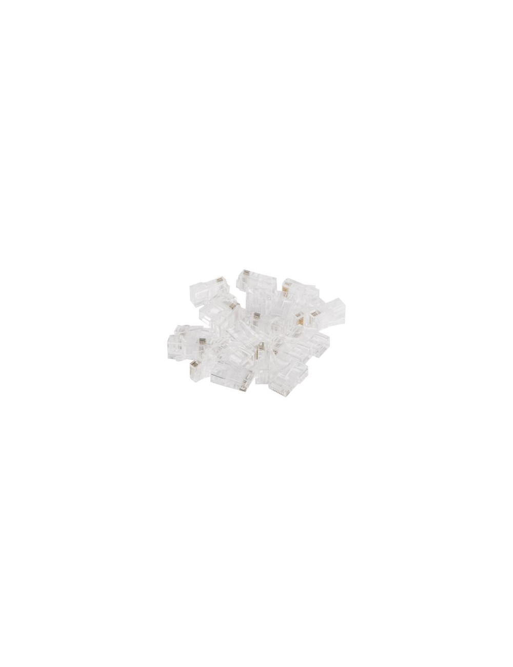 Lanberg | RJ45 Cat. 5/5e UTP Plug 8P8C, 20 pcs | Transparent