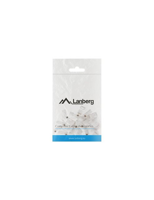 Lanberg | RJ45 Cat. 5/5e UTP Plug 8P8C, 20 pcs | Transparent