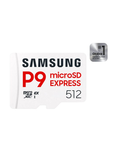 Samsung P9 Express | 512 GB | microSD | Flash memory class U3, V30, A1
