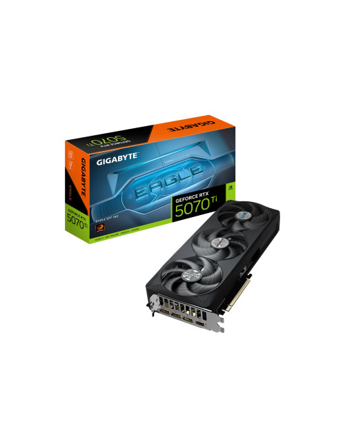 Gigabyte GeForce RTX 5070 Ti EAGLE SFF 16G | NVIDIA | 16 GB | GeForce RTX 5070 Ti | GDDR7 | HDMI ports quantity 1 | PCI-E 5.0