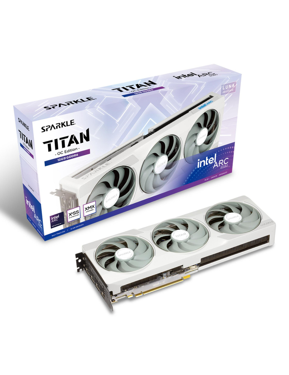 Graphics Card|SPARKLE|Intel Arc B580|12 GB|GDDR6|192 bit|PCIE 4.0 8x|Active|SB580TW-12GOC