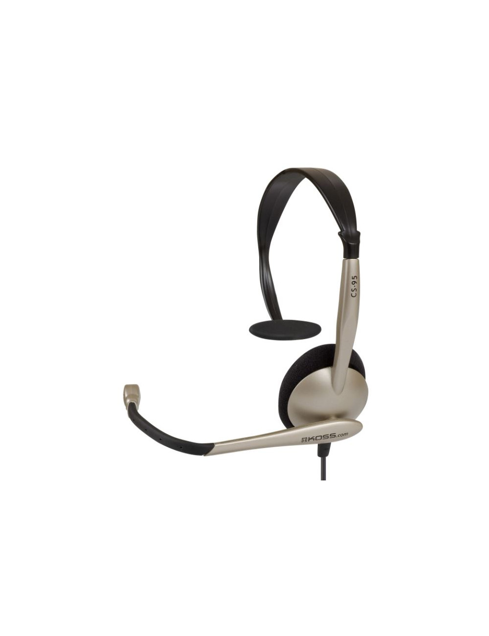 Koss | Headphones | CS95 | Wired | On-Ear | Microphone | Black/Gold