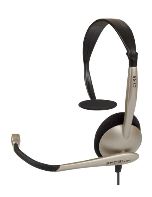 Koss | Headphones | CS95 | Wired | On-Ear | Microphone | Black/Gold