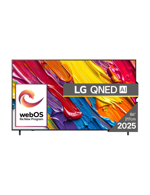TV Set|LG|86"|4K/Smart|3840x2160|Wireless LAN|Bluetooth|webOS|Black|86QNED82A3B
