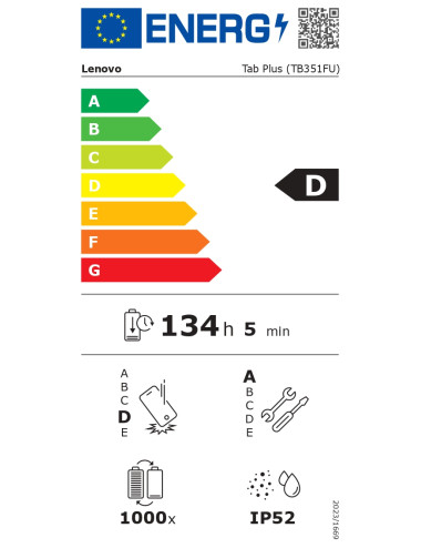 Lenovo | Idea Tab Plus Wi-Fi (w/o power adapter) | ZAG70938SE | 12.1 " | Cloud Grey | IPS | 2560 x 1600 pixels | MediaTek | Dime