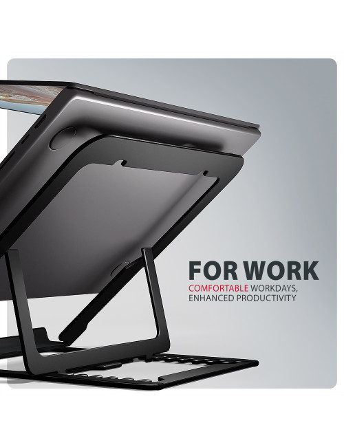 AXAGON STND-LAB stand for laptops and tablets | Adjustable Height, Angle | 10-17.3 " | Maximum weight (capacity) 20 kg | Black