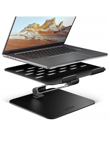AXAGON STND-LQB stand for notebooks and tablets | Adjustable Height, Angle | 10-17.3 " | Maximum weight (capacity) 5 kg | Black