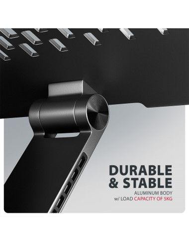 AXAGON STND-LRB stand with 360 rotation for laptops and tablets | Adjustable Height, Angle | 10-17.3 " | Maximum weight (capacit