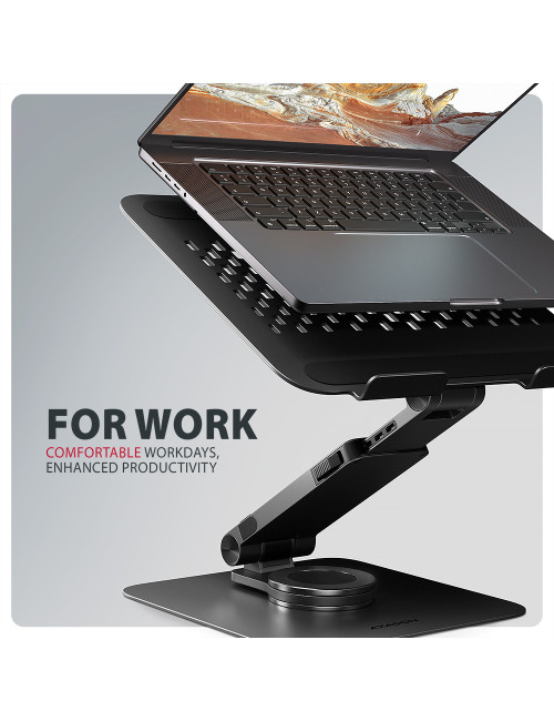 AXAGON STND-LRB stand with 360 rotation for laptops and tablets | Adjustable Height, Angle | 10-17.3 " | Maximum weight (capacit