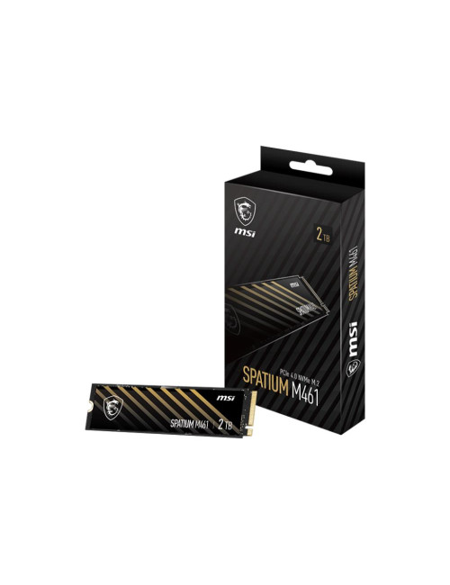 SSD|MSI|SPATIUM M461|2TB|M.2|PCIE|NVMe|3D NAND|Write speed 4200 MBytes/sec|Read speed 5000 MBytes/sec|2.15mm|TBW 450 TB|MTBF 150