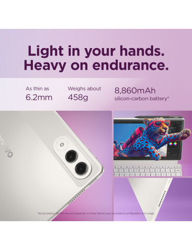 Lenovo Yoga Tab Wi-Fi (without power adapter) | ZAG60208SE | 11.1 " | Seashell | 3200 x 2000 pixels | Qualcomm | Snapdragon 8 Ge