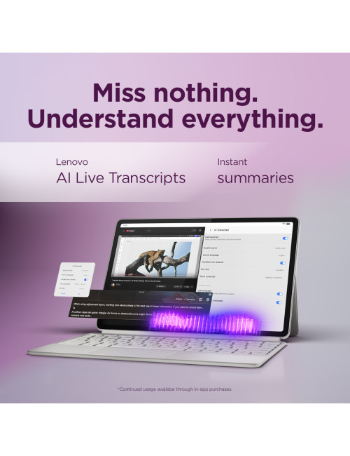 Lenovo Yoga Tab Wi-Fi (without power adapter) | ZAG60208SE | 11.1 " | Seashell | 3200 x 2000 pixels | Qualcomm | Snapdragon 8 Ge