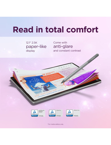 Lenovo Idea Tab Plus Wi-Fi (without power adapter) | ZAG70004SE | 12.1 " | Luna Grey | IPS | 2560 x 1600 pixels | MediaTek | Dim