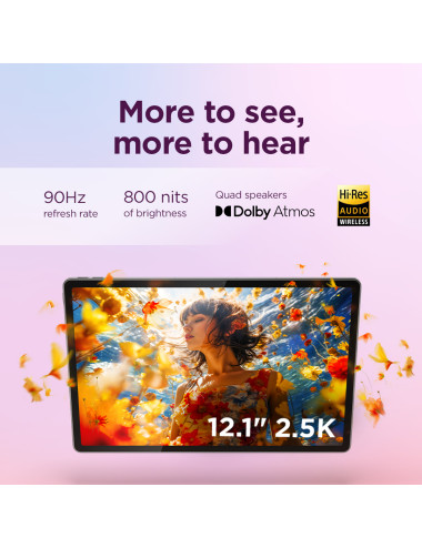 Lenovo Idea Tab Plus Wi-Fi (without power adapter) | ZAG70004SE | 12.1 " | Luna Grey | IPS | 2560 x 1600 pixels | MediaTek | Dim