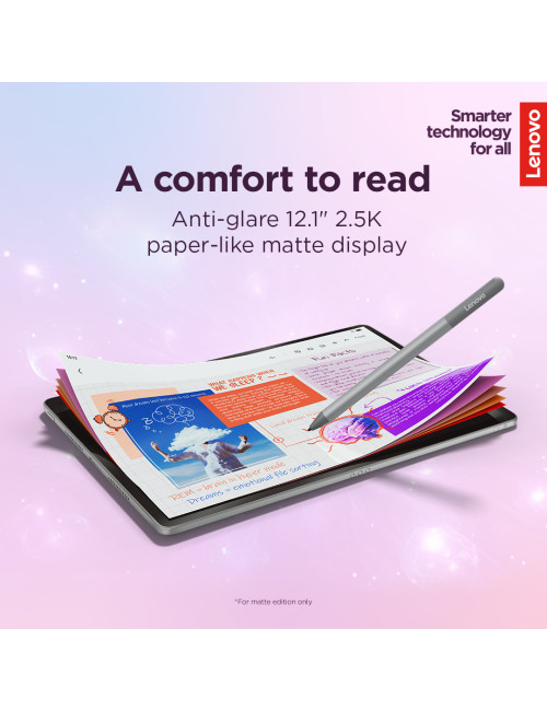 Lenovo Idea Tab Plus Wi-Fi (without power adapter) | ZAG70004SE | 12.1 " | Luna Grey | IPS | 2560 x 1600 pixels | MediaTek | Dim