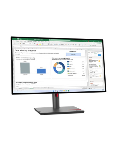 Lenovo | ThinkVision | P27h-30 | 27 " | IPS | QHD | 16:9 | 60 Hz | 6 ms | 2560 x 1440 | 350 cd/m | HDMI ports quantity 1 | Black