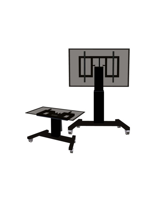 Neomounts Floor stand | PLASMA-M2500TBLACK TV trolley | Adjustable Height, Tilt | 42-100 " | Maximum weight (capacity) 150 kg | 