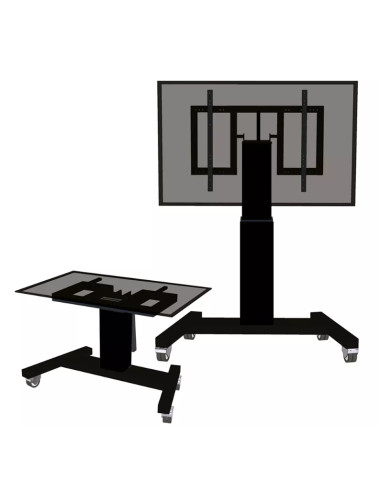 Neomounts Floor stand | PLASMA-M2500TBLACK TV trolley | Adjustable Height, Tilt | 42-100 " | Maximum weight (capacity) 150 kg | 