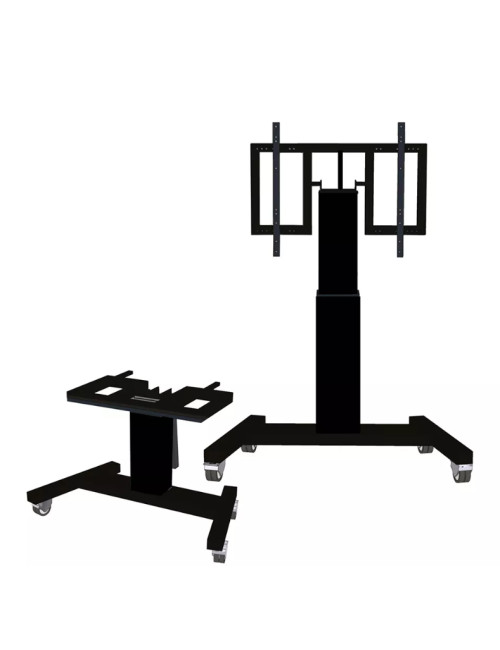 Neomounts Floor stand | PLASMA-M2500TBLACK TV trolley | Adjustable Height, Tilt | 42-100 " | Maximum weight (capacity) 150 kg | 