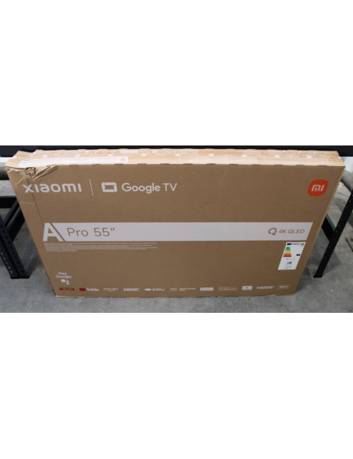 SALE OUT. SALE OUT. Xiaomi QLED TV A Pro 2026 | 55 | Smart TV | Google TV | 4K UHD | DAMAGED PACKAGING