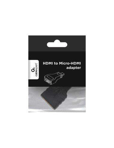 Gembird | HDMI to Micro-HDMI adapter | Black | HDMI | micro HDMI